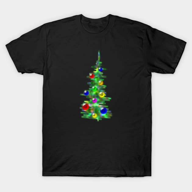 Christmas Tree T-Shirt by Anastasiya Malakhova